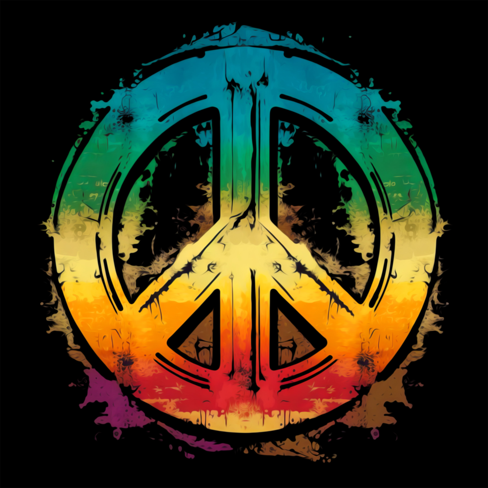 Peace Glass Wall Art  || Designer Collection