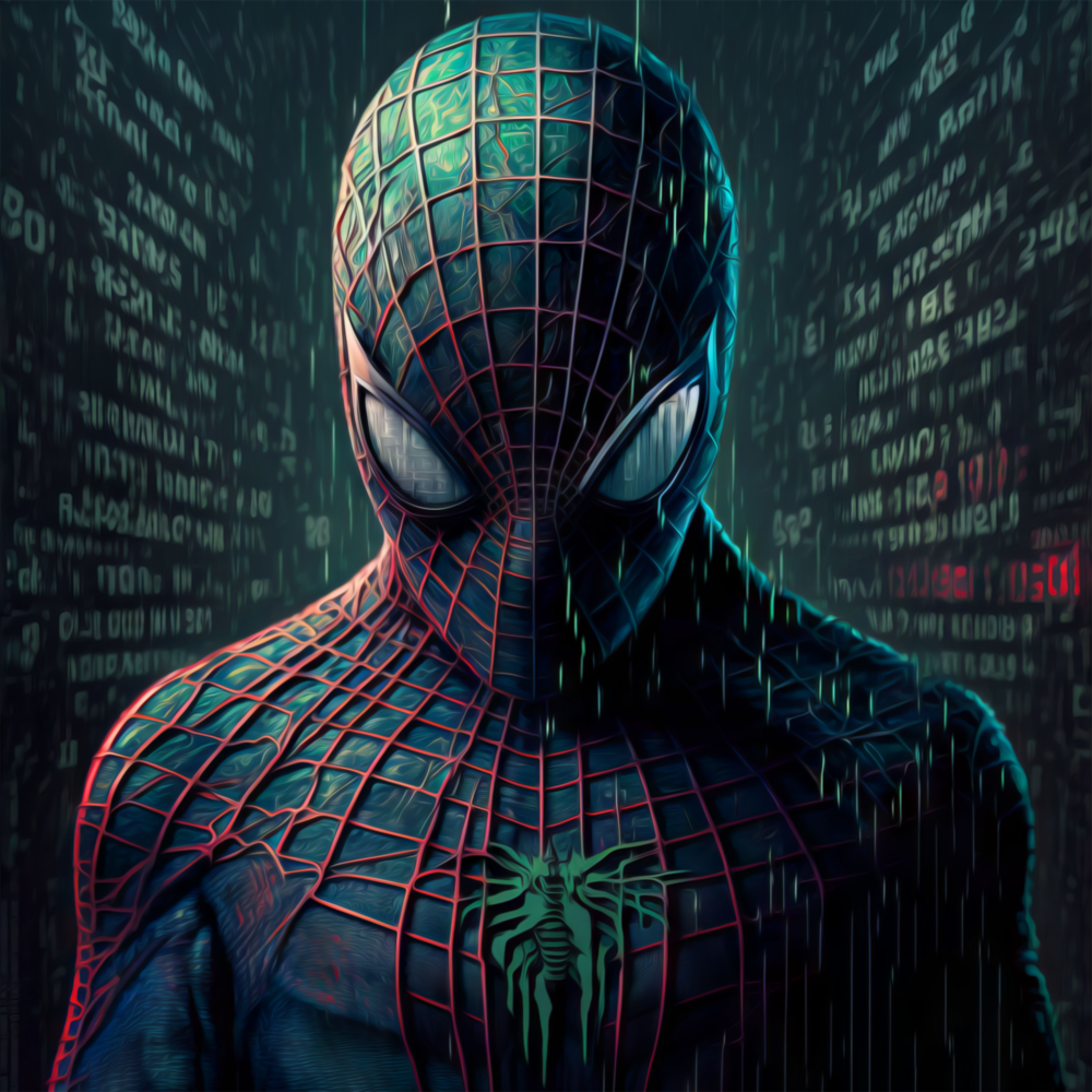 Iconic Spider Glass Wall Art  || Designers Collection