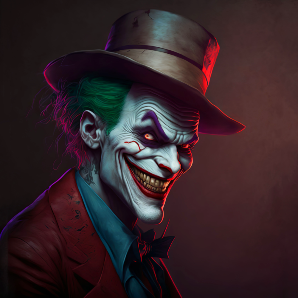 Joker Glass Wall Art  || Designer Collection