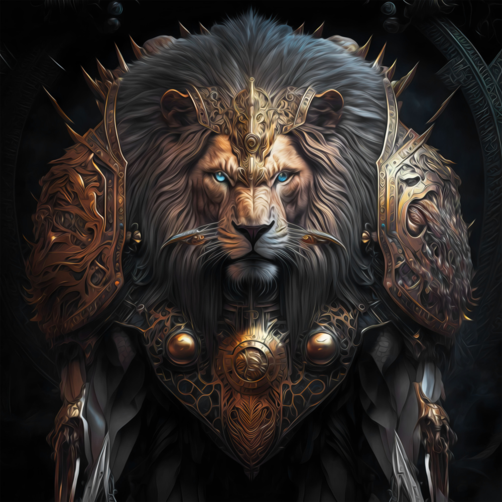 Lion King Glass Wall Art  || Designer Collection