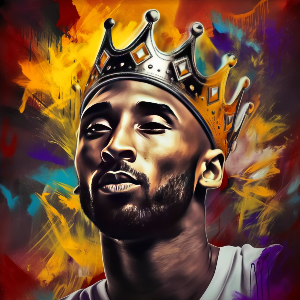 Kobe Bryant Glass Wall Art  || Designers Collection
