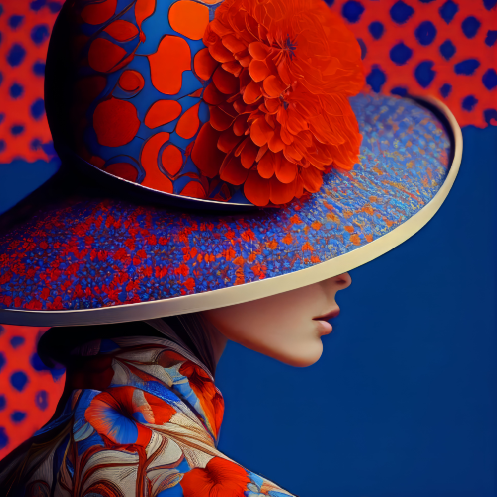 Hat Glass Wall Art|| Designer's Collection