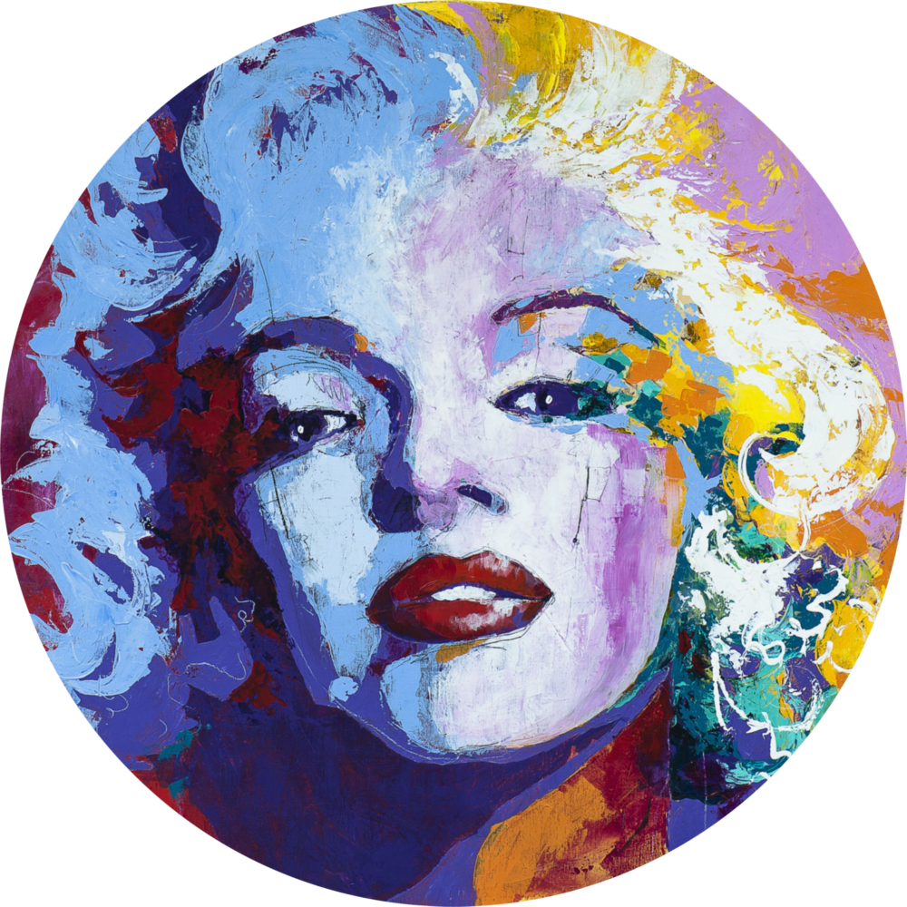 Marilyn Monroe Glass Wall Art