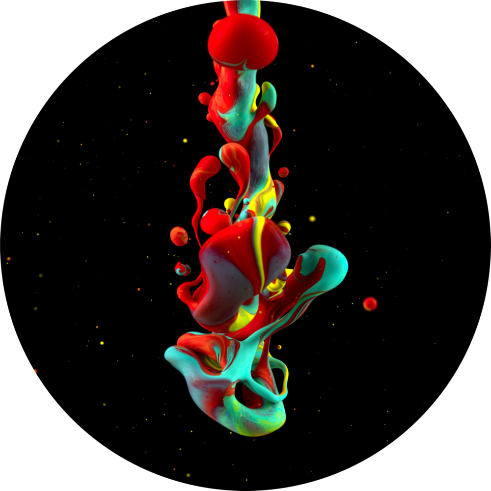 Abstract Glass Wall Art