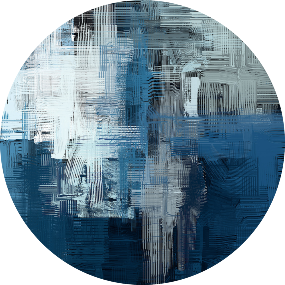 Abstract Glass Wall Art