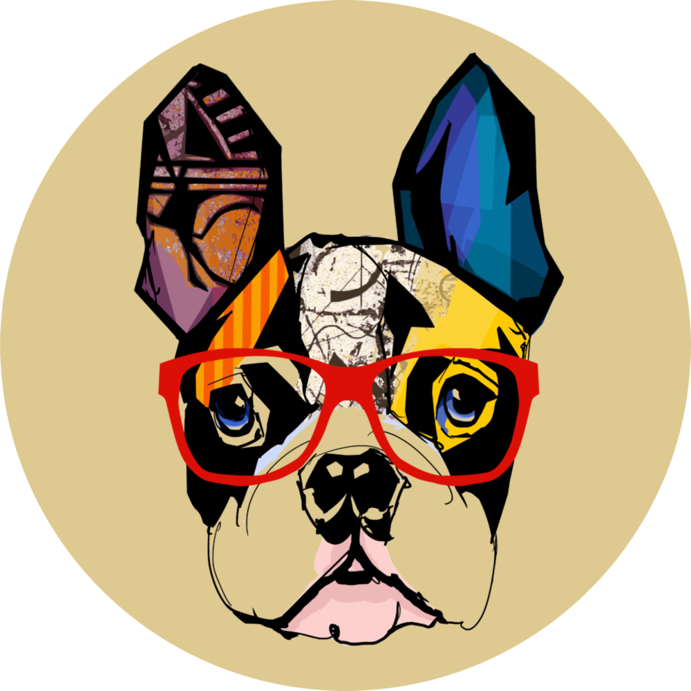 Dog Glass Wall Art