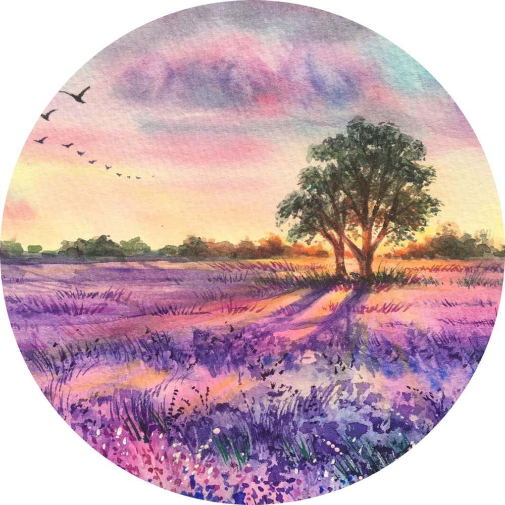 Tranquility Glass Wall Art