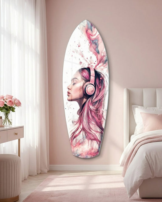 Dreamwave Beats Glass Wall Art