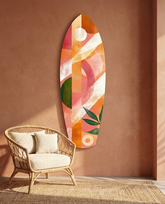 Sunset in Motion Glass Wall Art