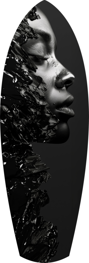 Woman Glass Wall Art