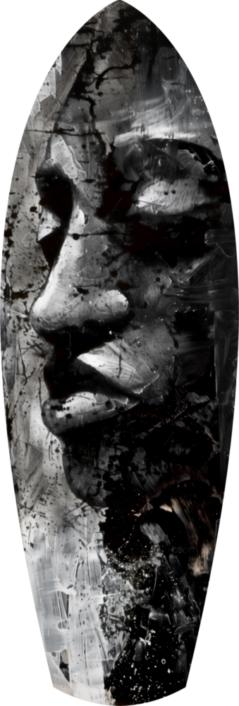 Woman Glass Wall Art