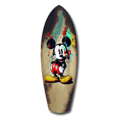 Graffiti Mouse Pop Art Glass Wall Art.