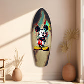 Graffiti Mouse Pop Art Glass Wall Art.