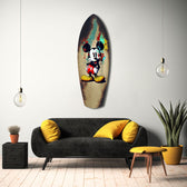 Graffiti Mouse Pop Art Glass Wall Art.