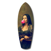 Renaissance Bubble Gum Pop Art Tempered Glass Wall Art.