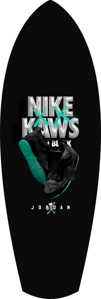 Teal Sole Sneaker Streetwear Pop Art Glass Wall Art