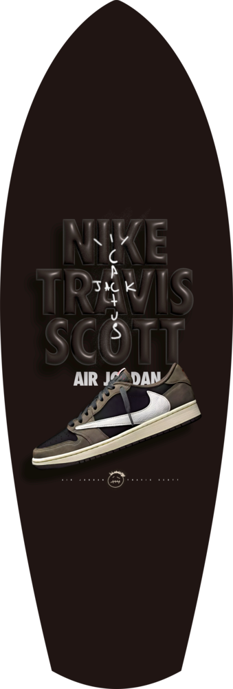 Brown Sneaker Hip Hop Pop Art Glass Wall Art