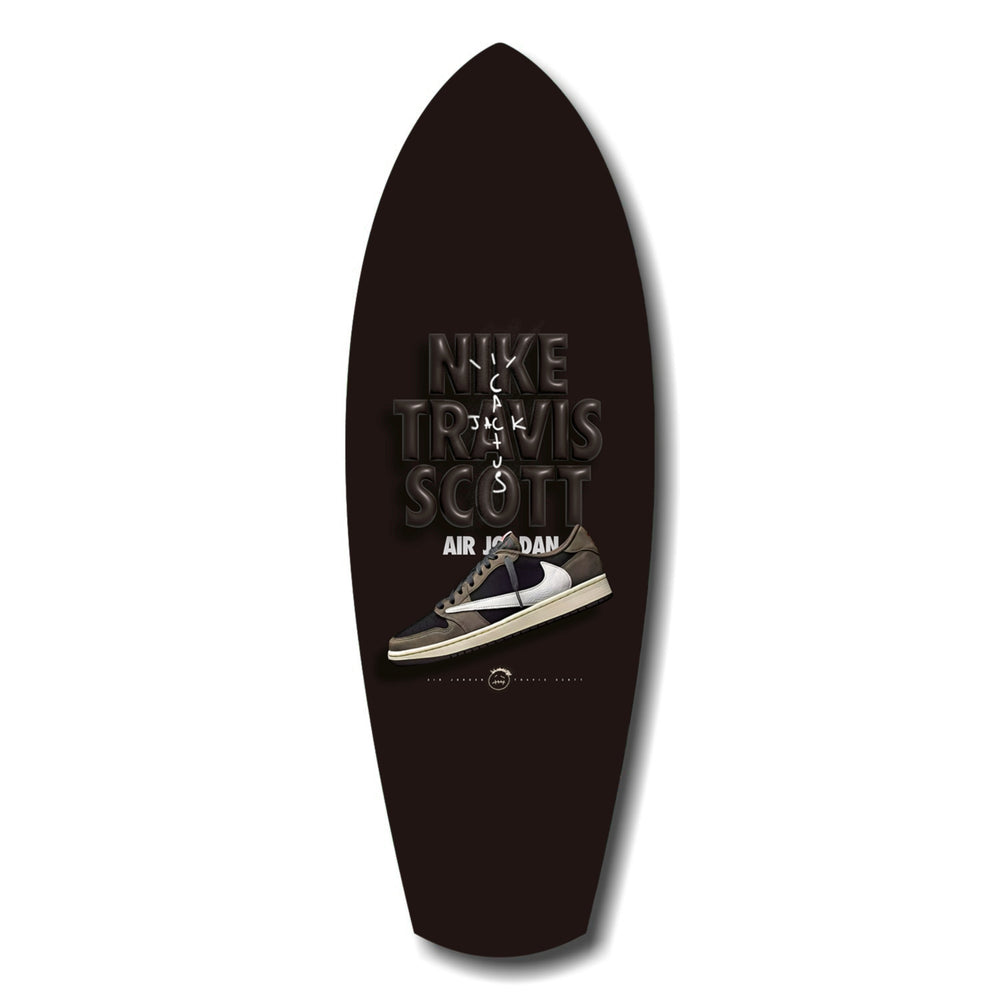 Brown Sneaker Hip Hop Pop Art Glass Wall Art.