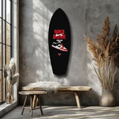 Red White Sneaker Chicago Pop Art Glass Wall Art.