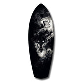 Smoke Wolf Dark Spirit Glass Wall Art.