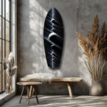 Planet Alignment Cosmos Starfield Glass Wall Art.