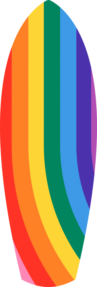 Rainbow Stripes Vibrant Glass Wall Art