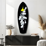 Anime Fighter Bandage Hands Manga Glass Wall Art.