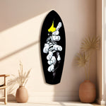 Anime Fighter Bandage Hands Manga Glass Wall Art.