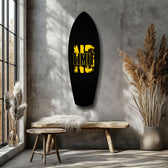 No Limit Bold Typography Motivational Glass Wall Art.