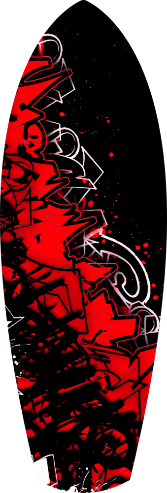 Red Black Graffiti Street Art Glass Wall Art