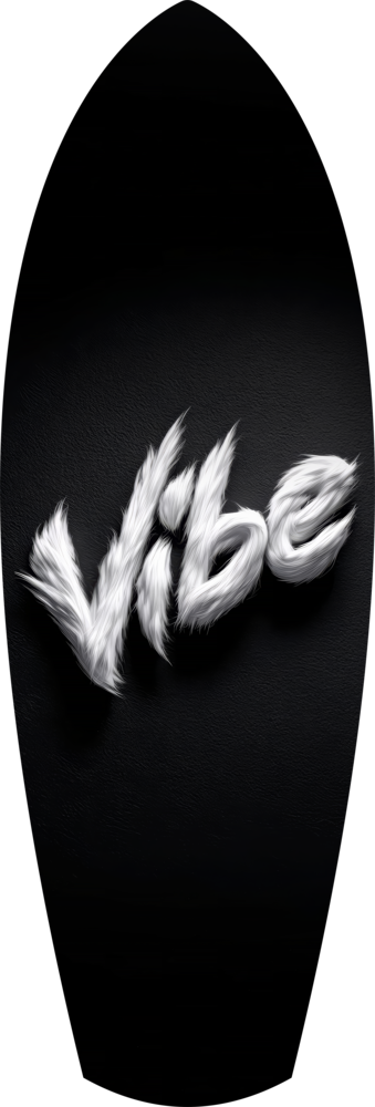 Vibe Feather Typography Minimal Glass Wall Art