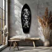 Three Wise Cherubs See Hear Speak No Evil Glass Wall Art.