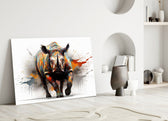 Power of Colors artwork styled in a luxury living room