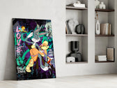 Designer-collection artwork in a couples' lounge