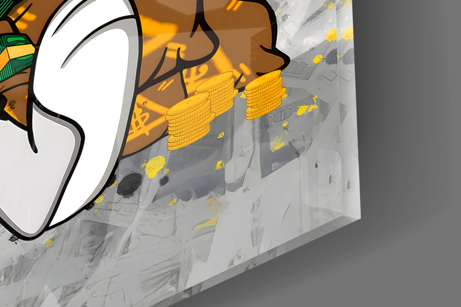 Bugs Bunny: The Game of Wealth Glass Wall Art || Designer Collection