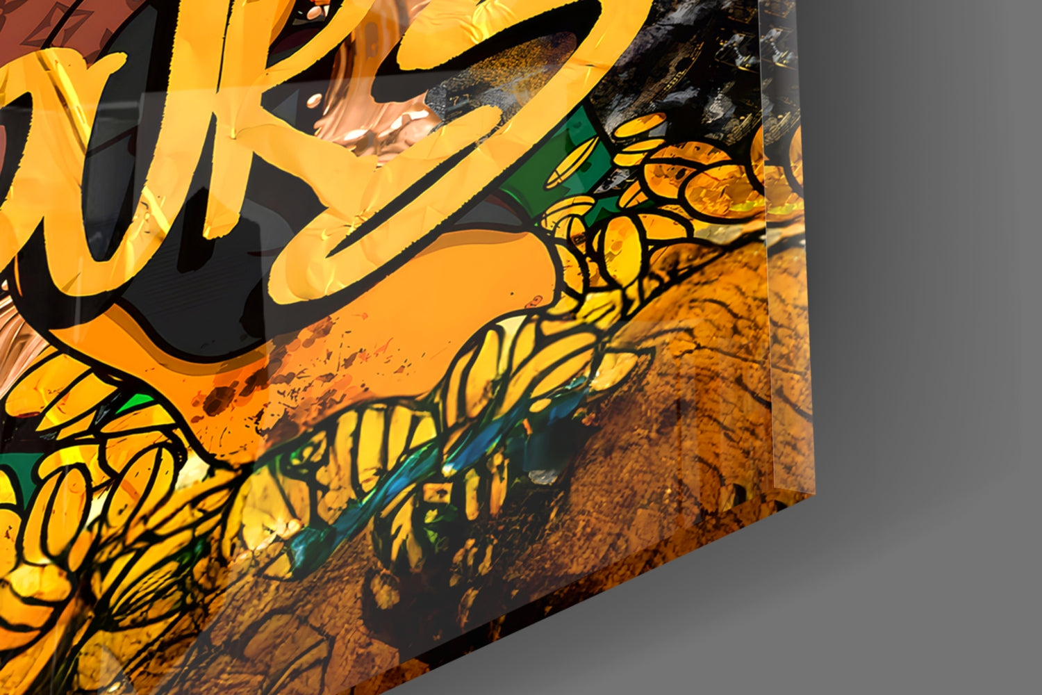 Owner of the World: Urban Billionaire Glass Wall Art || Designer Collection