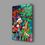 Scrooge's Cash Harvest Glass Wall Art || Designer Collection