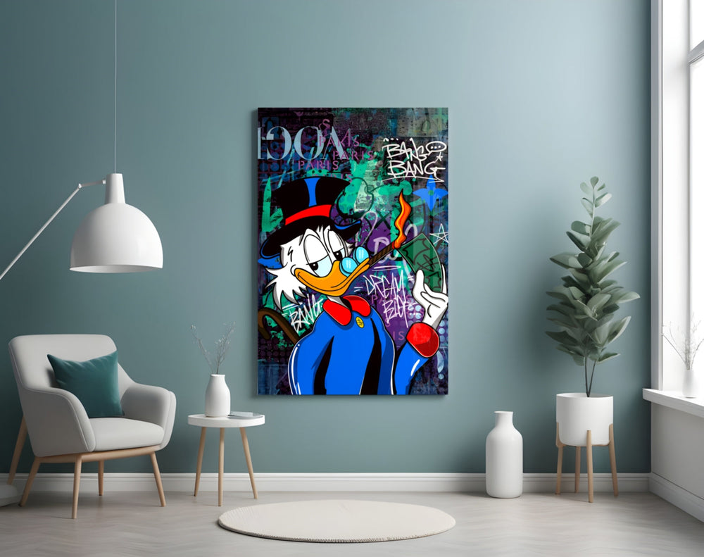 Luxury Rebel artwork styled in a teen's bedroom with bold accents