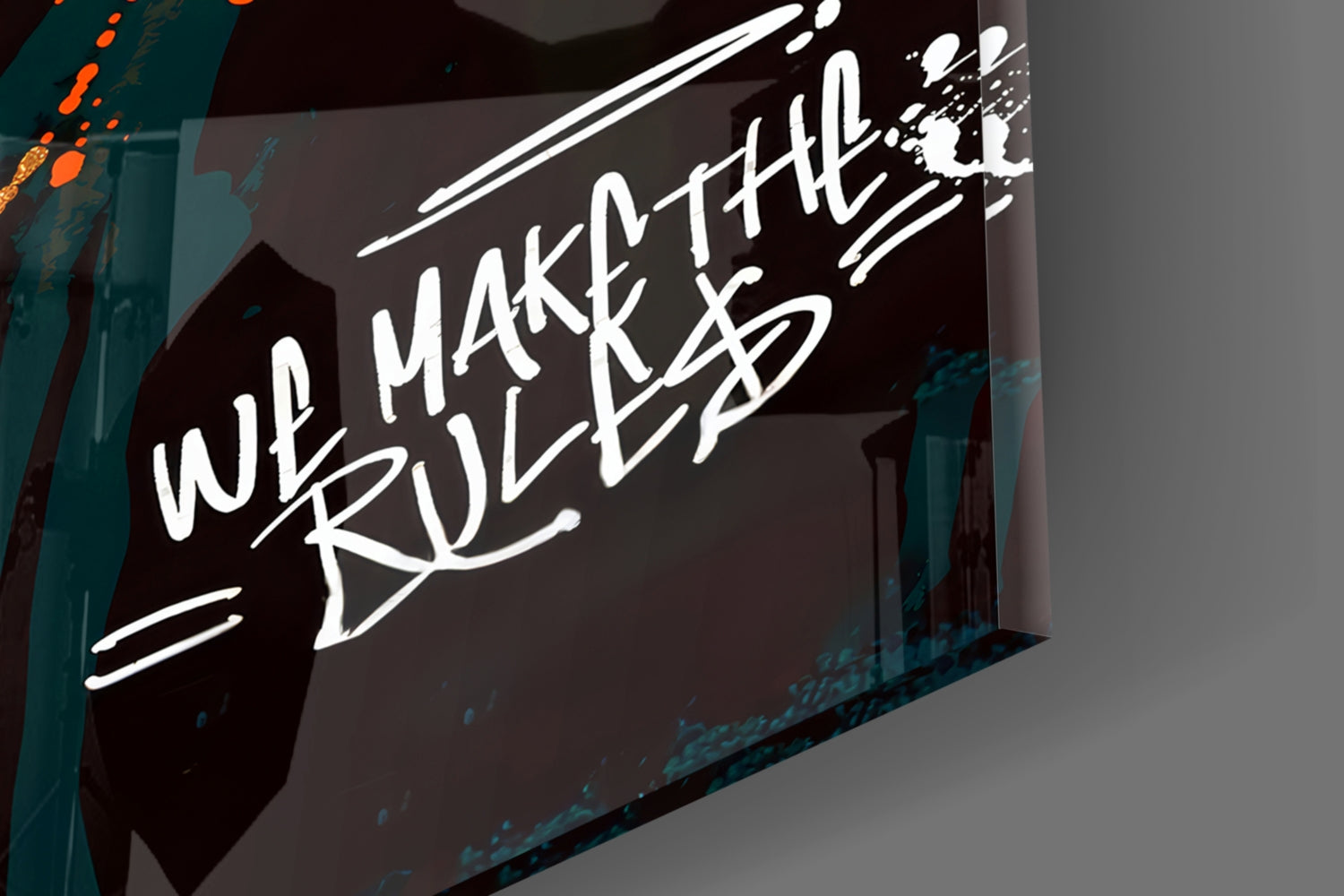 Tommy Shelby The Ruleless Boss Glass Wall Art || Designer Collection