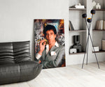 Cinema glass print bringing gangster edge to a teen's bedroom