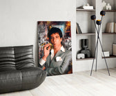 Cinema glass print bringing gangster edge to a teen's bedroom