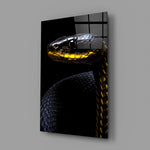 Designer-collection wildlife panel anchoring a man-cave wall