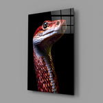 Designer-collection wildlife panel anchoring a man-cave wall