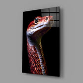 Designer-collection wildlife panel anchoring a man-cave wall