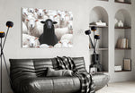 Black-sheep artwork styled in a teen's bedroom