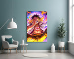 Luffy Joy artwork styled in a creative loft interior