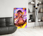 Anime glass print bringing pirate edge to a man cave
