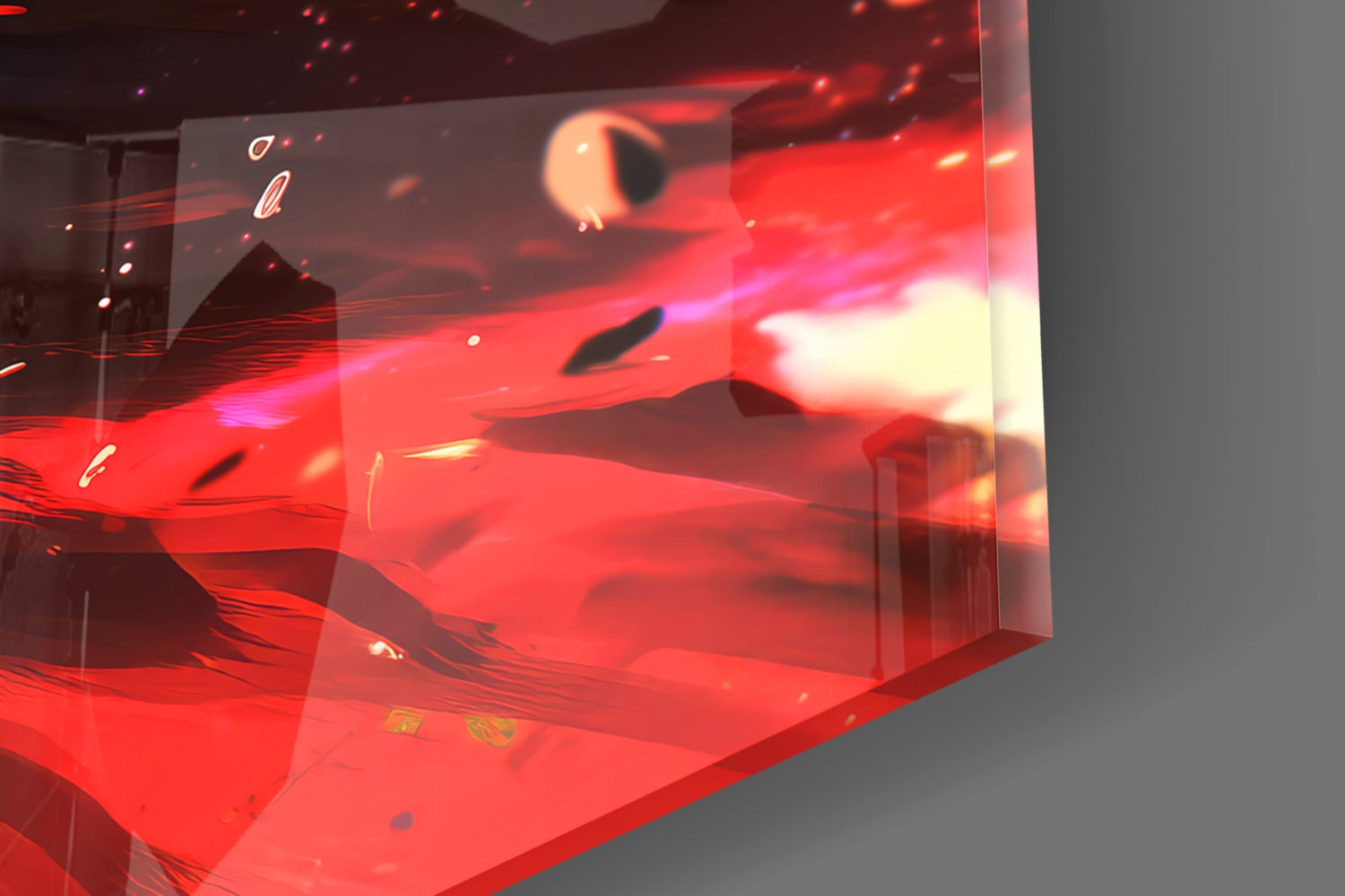 Obito: Rage of the Sharingan Glass Wall Art || Designer Collection