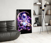 Anime glass print bringing villain edge to a man cave