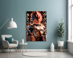 Vegeta artwork styled in a creative loft interior